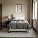  Zimska pokrivača Svijetlo siva 155 x 220 cm Mikrovlakna | shoptok.hr