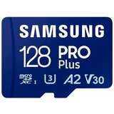 Samsung memorijska kartica PRO PLUS MicroSDXC 128GB U3 Blue + SDXC Adapter MB-MD128SA cene