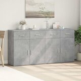  Komoda 2 kom siva boja betona 79x38x80 cm od konstruiranog drva | shoptok.hr