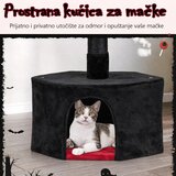SUPERHOME Maca Halloween penjalica i grebalica za Mačke do plafona 300cm Crna | Eponuda.com