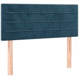 Box spring krevet s madracem tamnoplavi 100x200 cm baršunasti | shoptok.hr