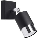  Stenska svetilka NERO črna/krom, (21347361) | Shoptok.si