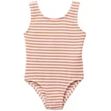 otroške kopalke bianco stripe coral blush/creme de la creme
