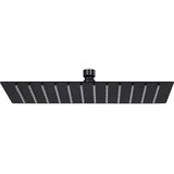 Glava za tuš od nehrđajućeg čelika 30 x 20 cm pravokutna crna | shoptok.hr