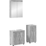  Set namještaja za kupaonicu TULUM Siva Sonoma Konstruirano drvo | shoptok.hr