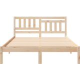  Krevetna konstrukcija Smeđa 120 x 200 cm Čvrsta borova drva | shoptok.hr