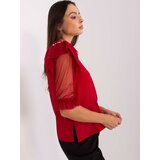LAKERTA Blouse-LK-BZ-506682.26P-burgundy | Shoptok.si