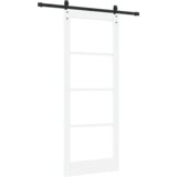vidaXL Klizna vrata s setom hardvera "ORKDAL" bijela 83x211 cm | shoptok.hr