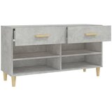 Ormarić za cipele boja betona 102x35x55 cm konstruirano drvo | Eponuda.ba