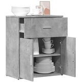 vidaXL Komoda betonsko siva 60x31x70 cm inženirski les | Shoptok.si