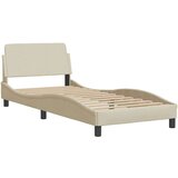  Okvir za krevet bez madraca krem 90x190cm od tkanine - Krema 90 x 190 cm | shoptok.hr