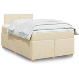  Krevet box spring s madracem krem 120 x 190 cm od tkanine | shoptok.hr