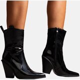 Gemre Black patent leather boots Milva | Shoptok.si