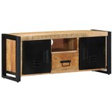 vidaXL TV omarica 100x30x40 cm Masivni neobdelan les Mango | Shoptok.si