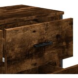  Komoda boja dimljenog hrasta 91x35,5x74,5 cm konstruirano drvo | Eponuda.ba