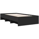  Okvir za krevet crni 90x200 cm konstruirano drvo | shoptok.hr