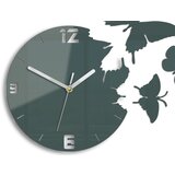 Zidni satovi leptir gray gray (moderni zidni sat)