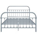  Za krevet sivi metalni 160 x 200 cm | shoptok.hr