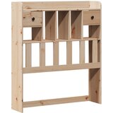 Krevet s regalom za knjige bez madraca 100x200 cm borovina | Eponuda.com
