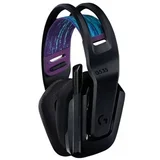 Logitech slušalke G535 lightspeed wireless gaming, črne