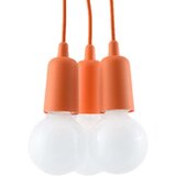  Sollux SL.0585 - Narandžasti luster na sajli DIEGO 3xE27/60W/230V | Eponuda.com