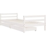  Okvir za dječji krevet s ladicama bijeli 90x190 cm od borovine | shoptok.hr