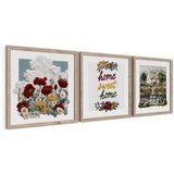 Styler Slike v kompletu 3 ks 30x30 cm Sweet Home – | Shoptok.si