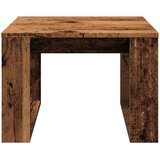 vidaXL Stranska mizica starinski les 50x50x35 cm inženirski les | Shoptok.si