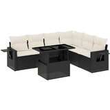  The Living Store Vrtna sedežna garnitura 7-delna z blazinami črn poli ratan - Vrtna Sedežna Garniture, (21451559) | Shoptok.si
