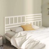  Uzglavlje za krevet bijelo 206 x 4 x 100 cm od masivne borovine | shoptok.hr