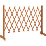  Vrtna rešetkasta ograda narančasta 150 x 80 cm masivna jelovina | shoptok.hr