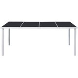  Vrtni stol 190 x 90 x 74 cm crni čelični | Eponuda.com