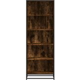 vidaXL Knjižna omara dimljeni hrast 60x35x170,5 cm inženirski les | Shoptok.si
