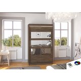 ADRK Klizni ormar s ogledalom i LED rasvjetom KOLORADO, 120 cm - OKOLADA | shoptok.hr