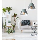 Toolight svjetiljka stropno viseće sjenilo metal siva APP229-1CP | shoptok.hr