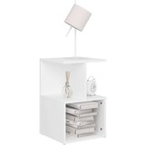  Nočna omarica 2 kosa bela 35x35x55 cm iverna plošča, (20623867) | Shoptok.si