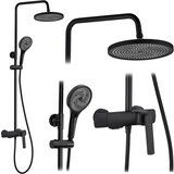 Rea Komplet za prhanje REBEL BLACK MATT | Shoptok.si