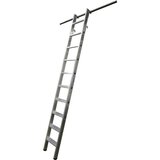 Krause-werk regalna aluminijasta lestev s kavlji Stabilo 8 stopnična 125187 Cene