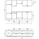 Flex-Well Kuhinjski Blok Brez Aparatov Samoa 955 | Shoptok.si