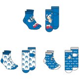 Sonic The Hedgehog assorted pack 3 socks adult | shoptok.hr