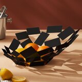 Alessi skleda za sadje Scirocco 41,6,x37,5xh15cm, ovalna, črna, inox | Shoptok.si