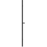  Ograda za tuš Crna 120 x 140 cm ESG staklo i aluminij | shoptok.hr