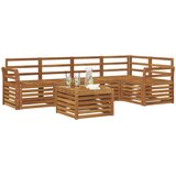  Set vanjskih sofa 6 kom. Prirodna Poliester | shoptok.hr