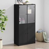 vidaXL Visoka komoda s vratima 68x37x142 cm konstruirano drvo Cijene