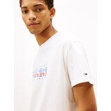 Tommy Jeans Majica '1985' svetlo modra / lila / rdeča / bela | Shoptok.si