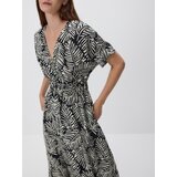 Reserved Haljina s visokim udjelom lana - crno | shoptok.hr