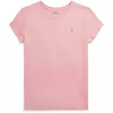 Polo Ralph Lauren Otroška bombažna kratka majica roza barva, 313941106001