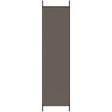 Sobna pregrada s 5 panela antracit 250 x 220 cm od tkanine | shoptok.hr