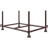Eichinger okvir za zlaganje, dxšxv 1200 x 800 x 750 mm, z 1 prečno cevjo, čokoladno rjave barve Cene