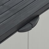  Vrtni ormarić za otpad sivo-crni 68 x 40 x 85 cm PP | shoptok.hr